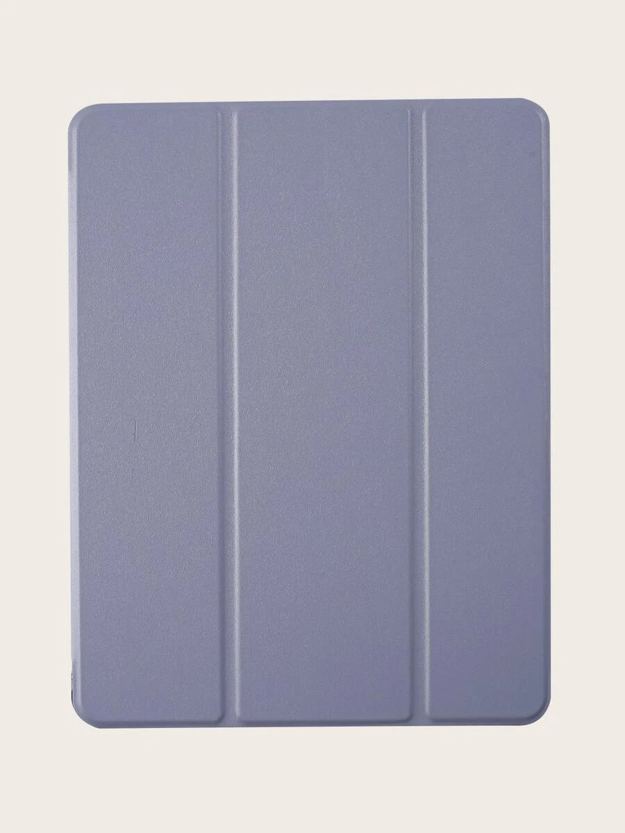 Husa iPad cu suport Pencil Flower Dusty Purple