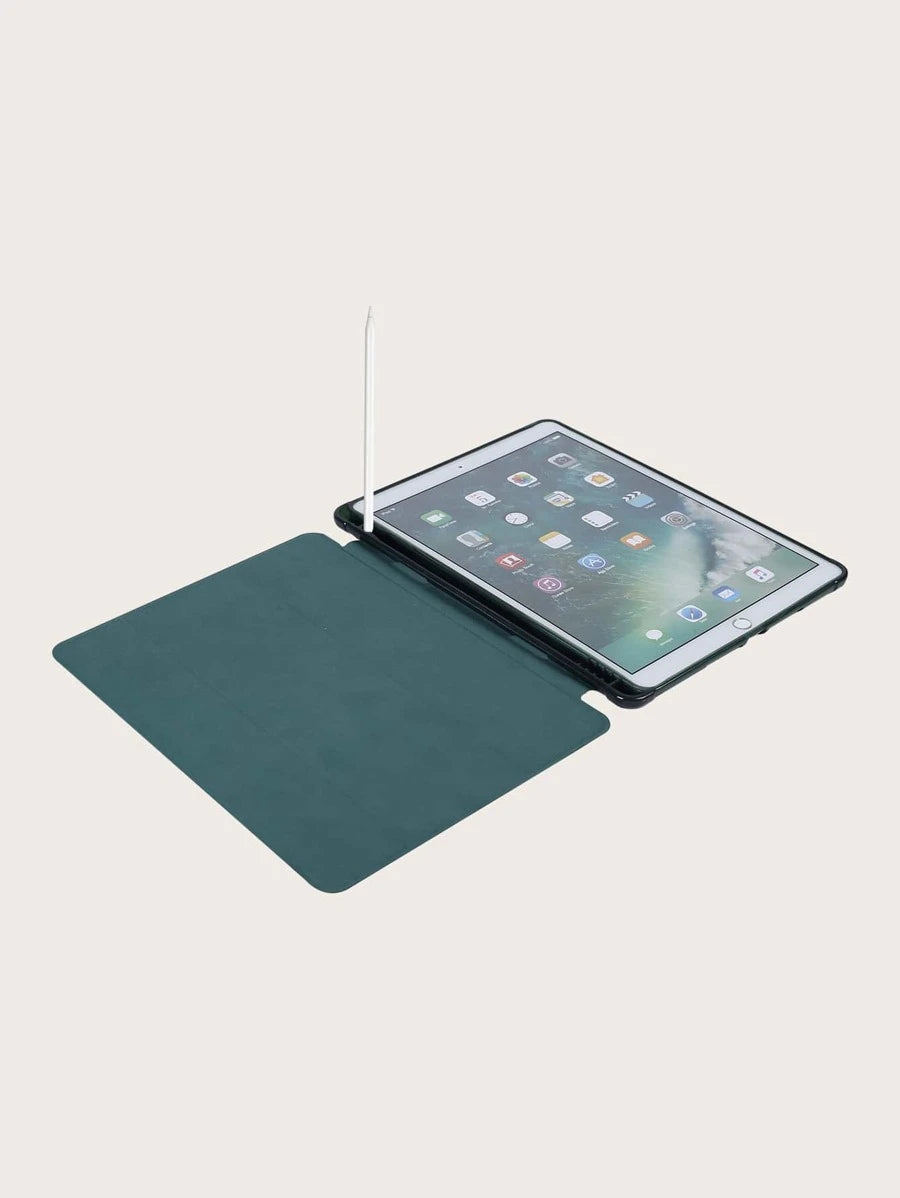 Husa iPad cu suport Pencil Dark Green