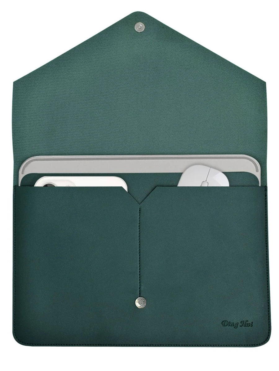 Geanta MacBook Plic Minimalist Verde