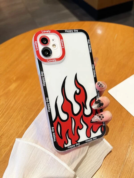 Husa iPhone Red Flames