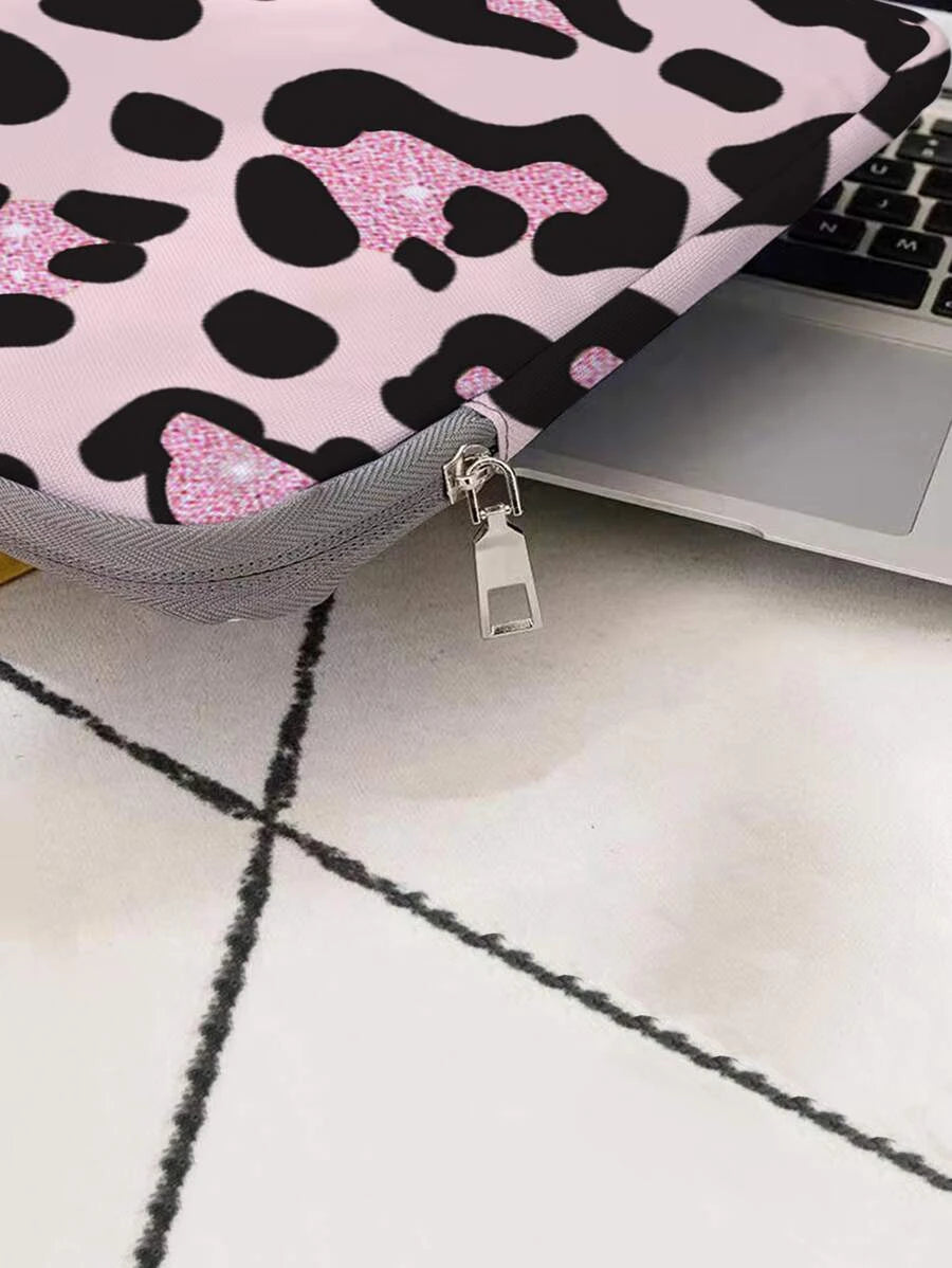 Geanta MacBook Leopard Print