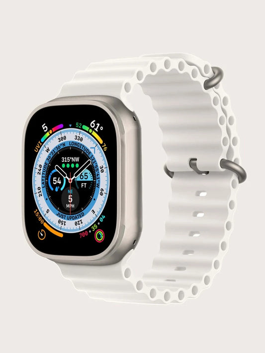 Curea Apple Watch White Silicone