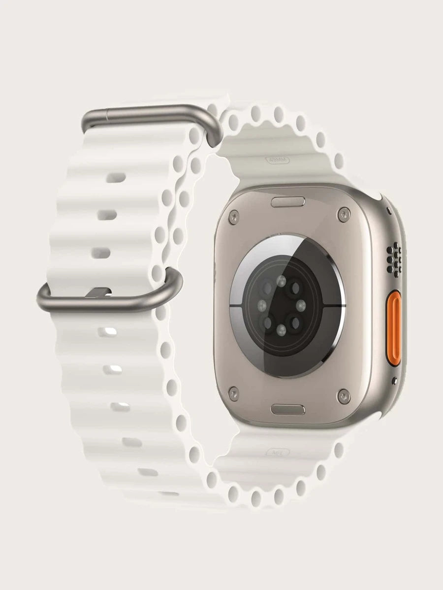 Curea Apple Watch White Silicone