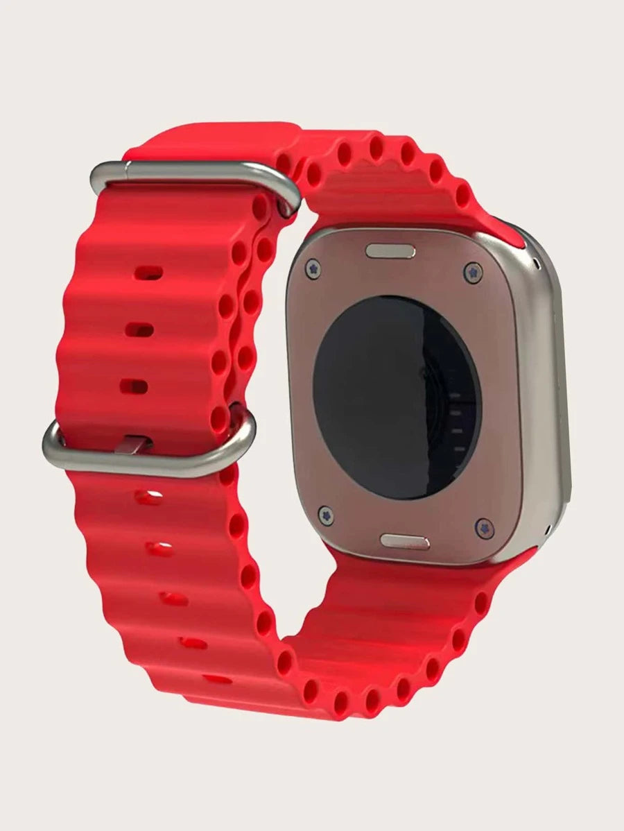 Curea Apple Watch Red Silicone