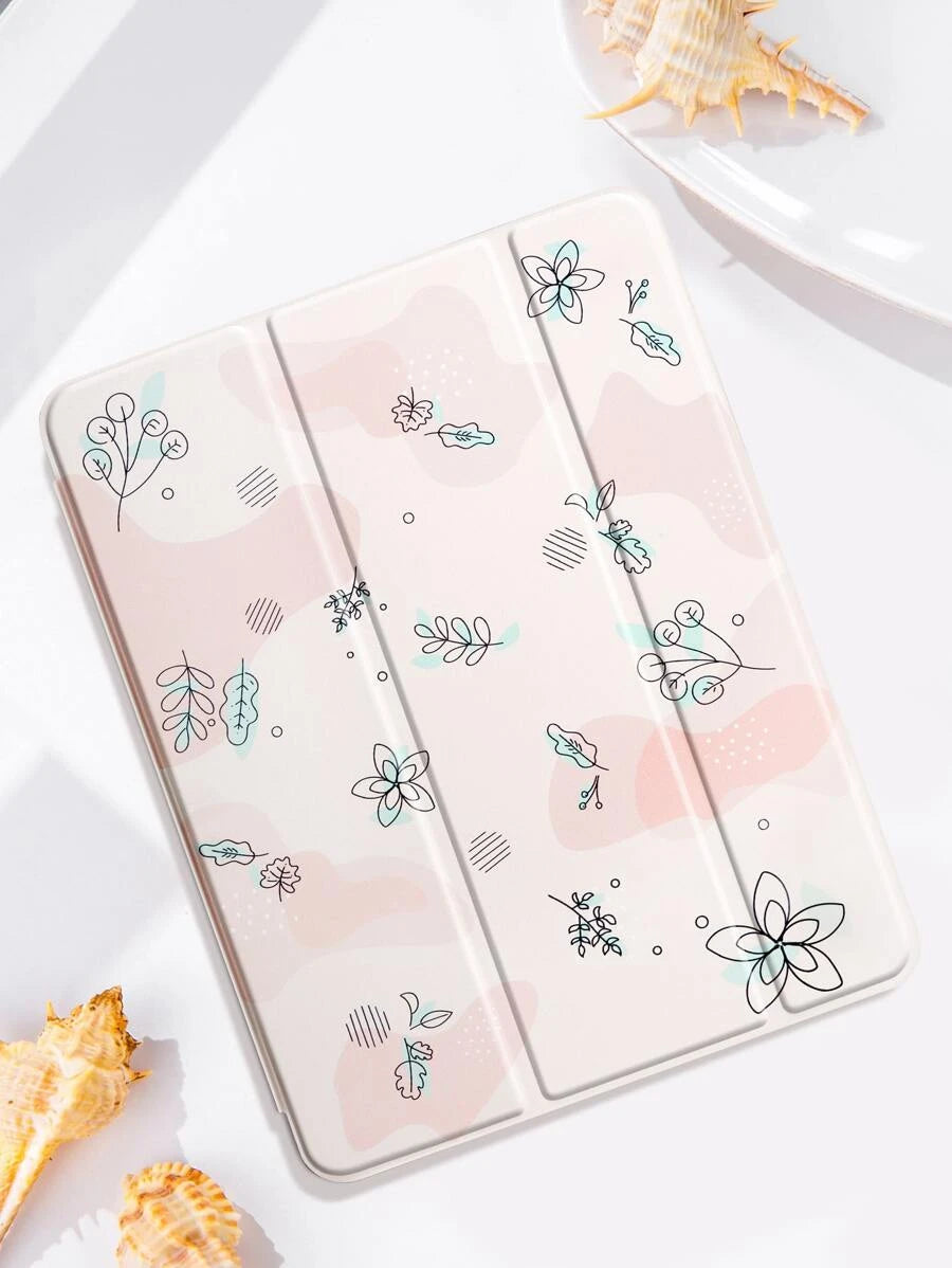 Husa iPad Flower Pink