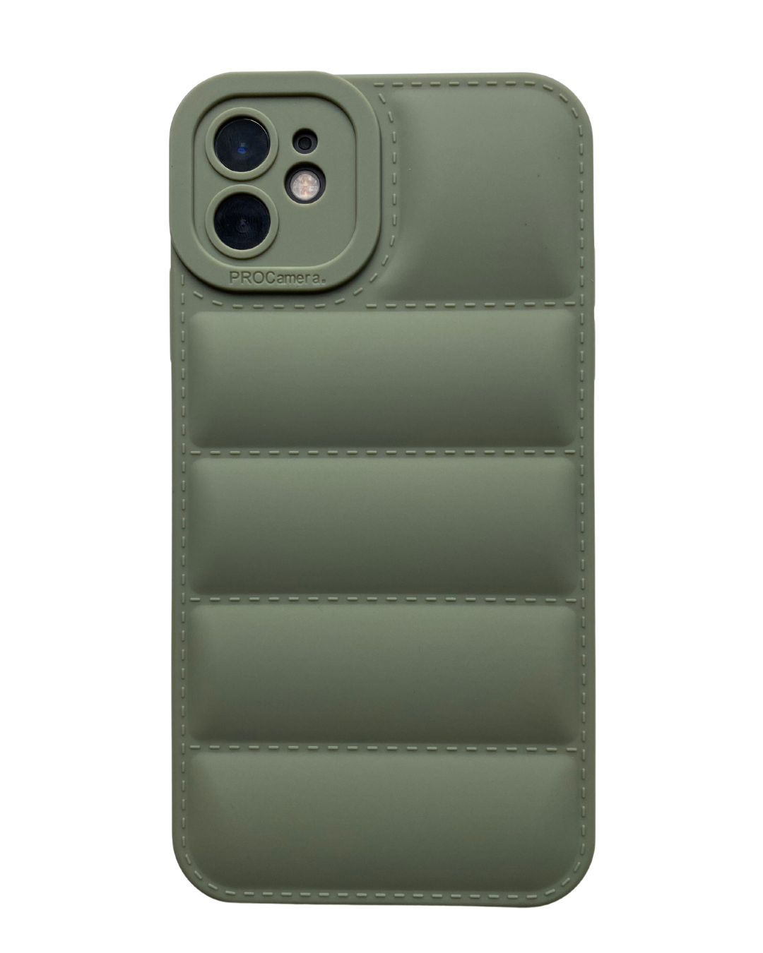 Husa iPhone Puffer Kaki