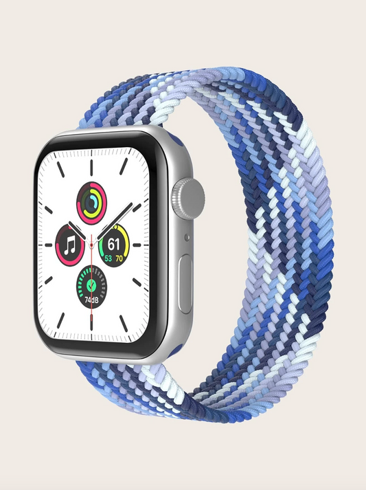 Curea Apple Watch MultiBlue Nylon Impletit