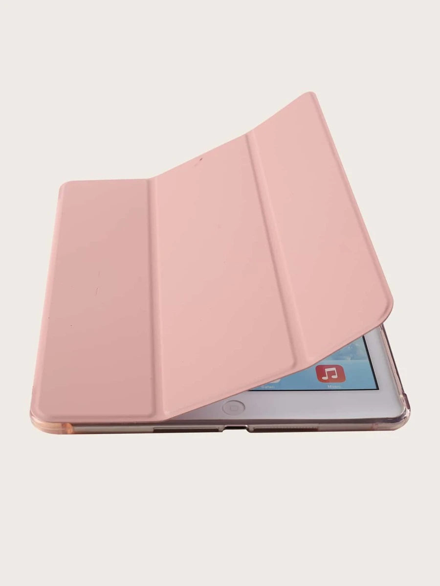 Husa iPad cu suport Pencil Flower Pink