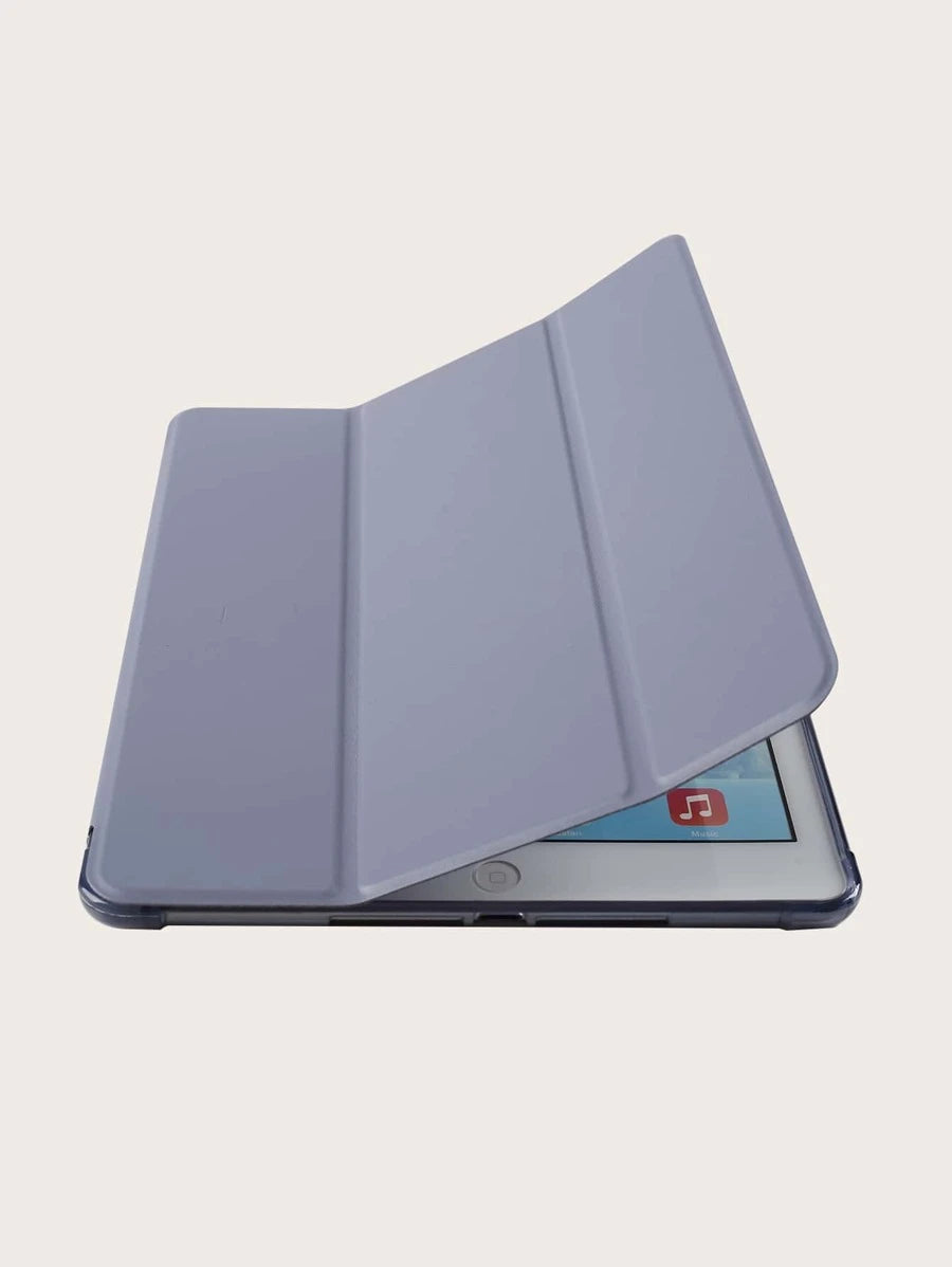 Husa iPad cu suport Pencil Flower Dusty Purple