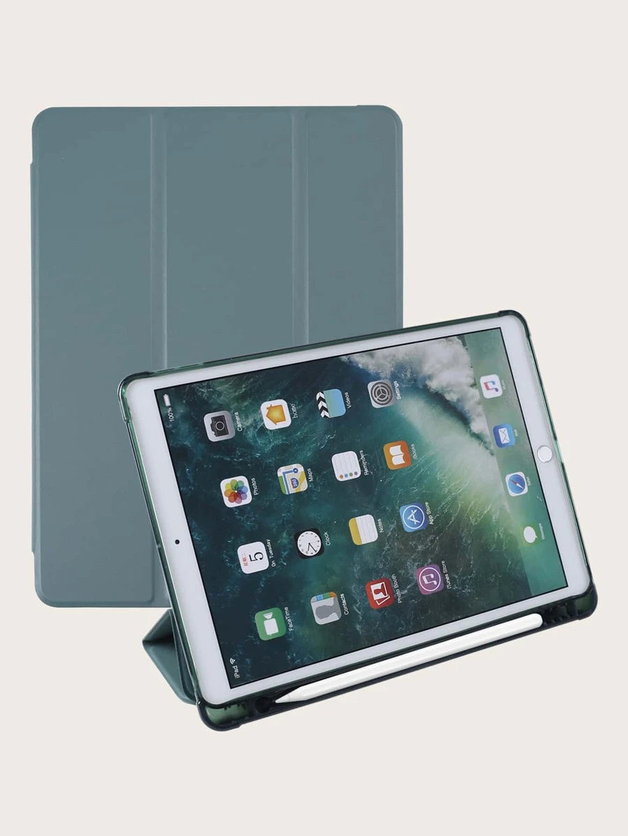 Husa iPad cu suport Pencil Dark Green