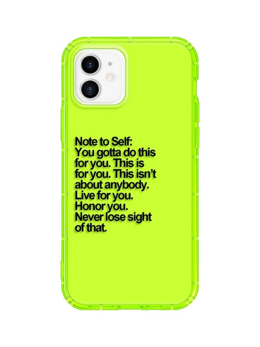 Husa iPhone Yellow Note to Self