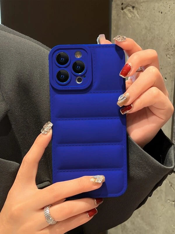 Husa iPhone Puffer Albastru