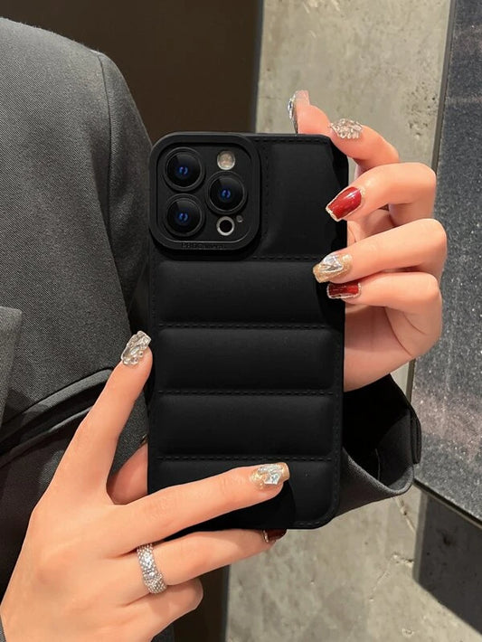 Husa iPhone Puffer Negru