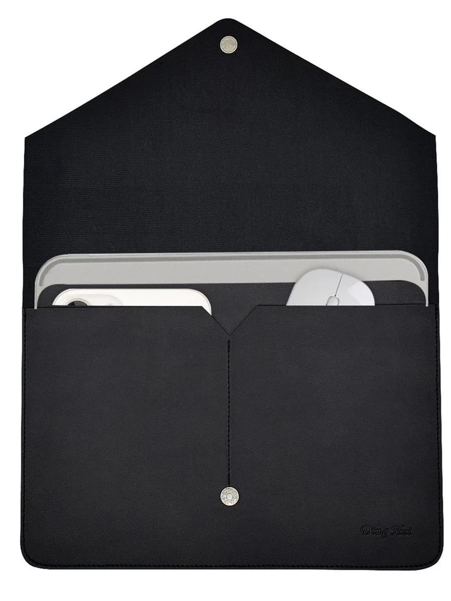 Geanta MacBook Plic Minimalist Negru