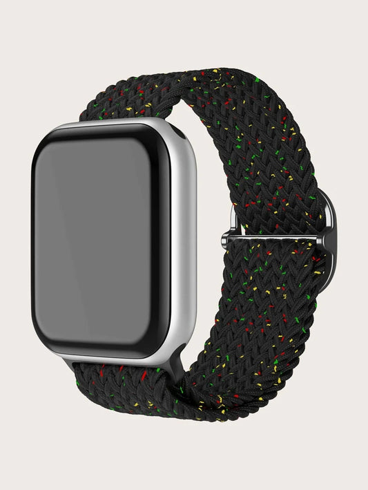 Curea Apple Watch Black Sprinkle Tesut