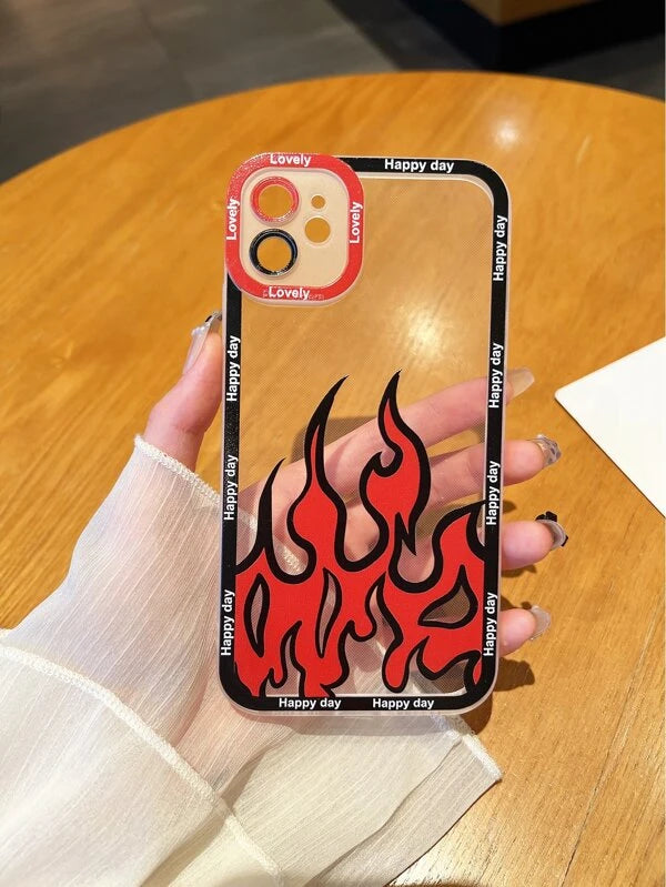 Husa iPhone Red Flames