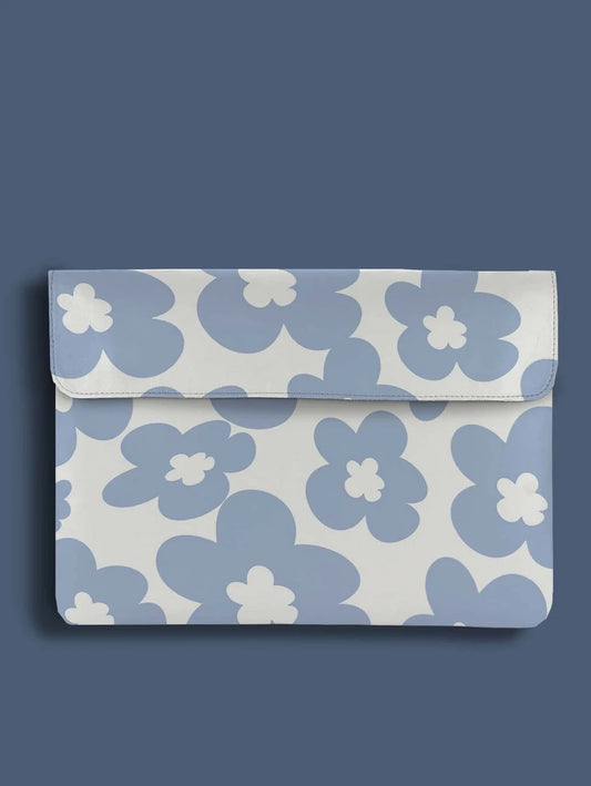 Geanta MacBook Plic Floral Blue