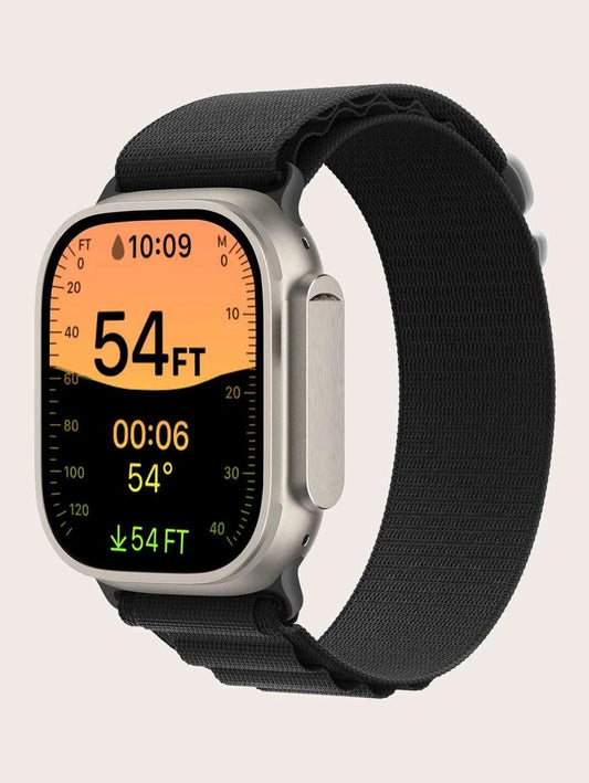 Curea Apple Watch Black Nylon