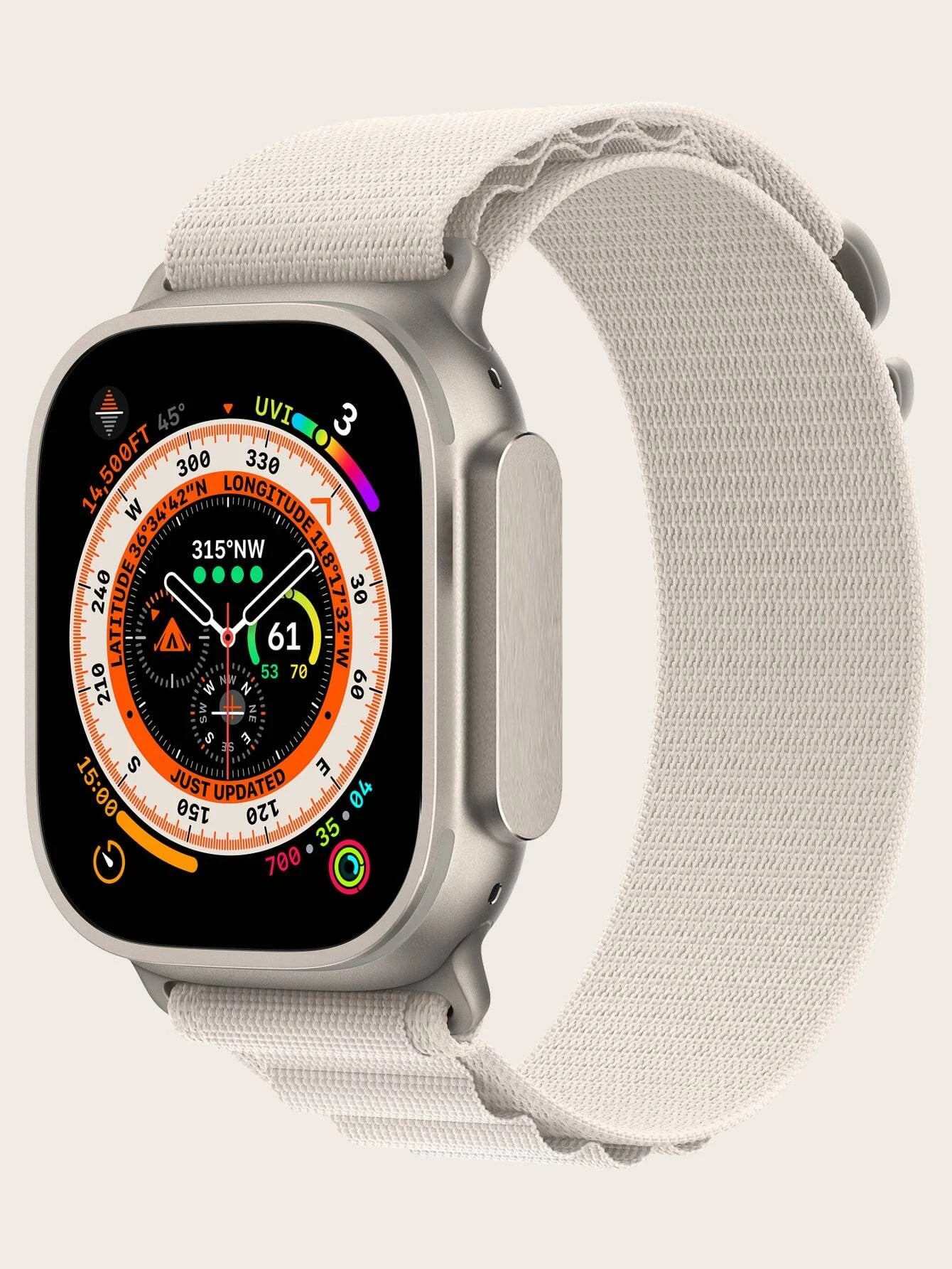 Curea Apple Watch Beige Nylon