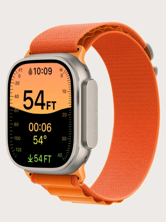 Curea Apple Watch Orange Nylon