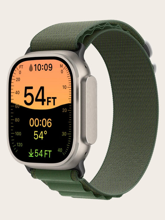 Curea Apple Watch Army Green Nylon