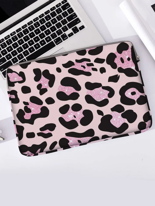 Geanta MacBook Leopard Print