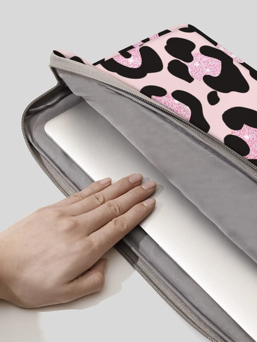 Geanta MacBook Leopard Print