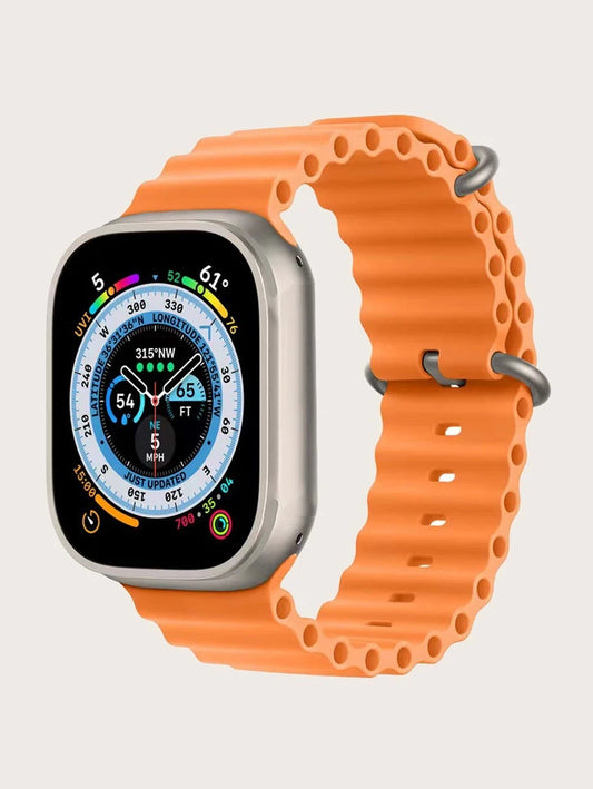 Curea Apple Watch Orange Silicone