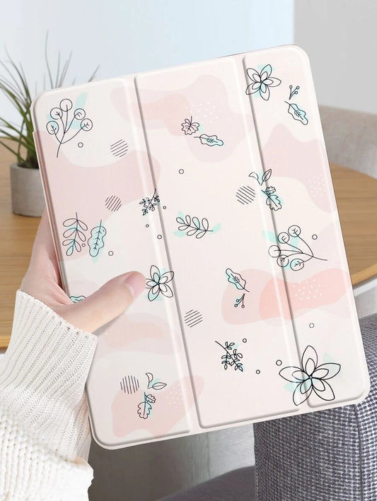 Husa iPad Flower  Pink