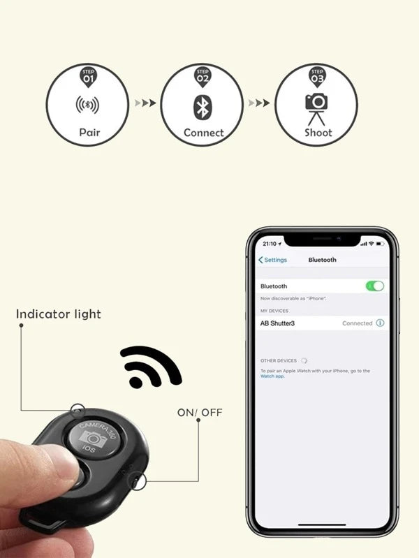 Trepied ajustabil cu telecomanda